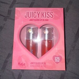 Kaja Juicy Kiss Juicy Glass Lip Oil Duo